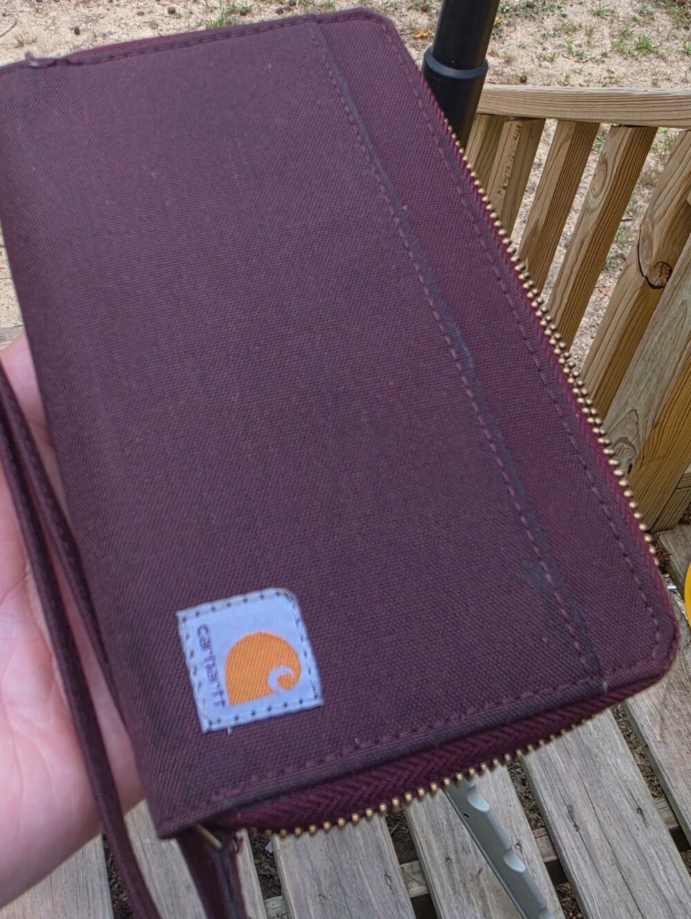 Carhartt Women's Wallet Maroon Burgandy